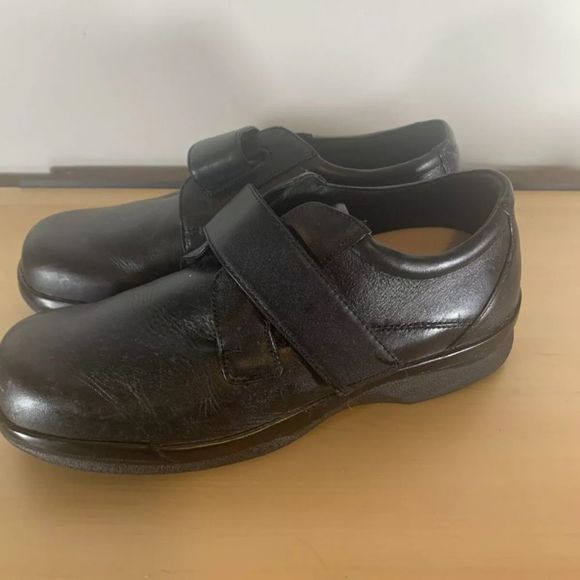 Apex Ambulator Biomechanical Single Strap Black Shoes US 11.5 M - Picture 4 of 8